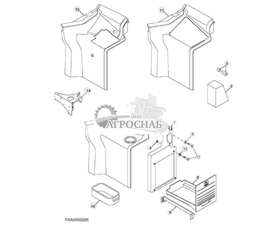 FENDER UPHOLSTERY (CAB) 